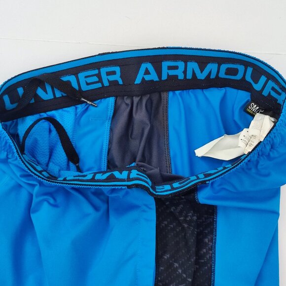Under Armour athletic/ basketball short men's size S blue grey lightweight - Picture 10 of 13